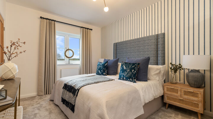 Master Bedroom from The Cornfields, Sageston Show Home